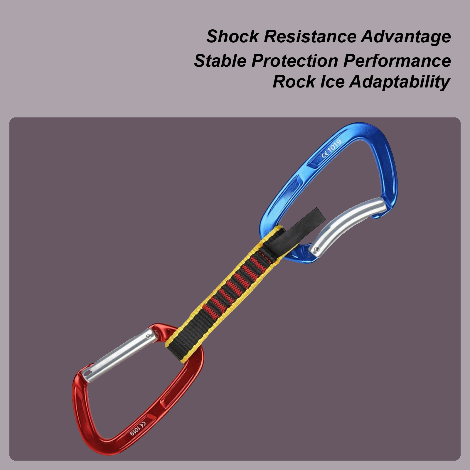 Outdoor Adventure Travel - Quickdraws escalada mosquetão acessórios montanhismo quickdraws