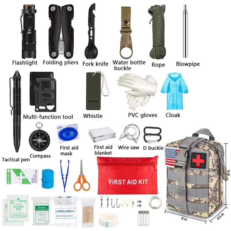 Kit de primeiros socorros de s - Outdoor Adventure Gear avaliação e preço