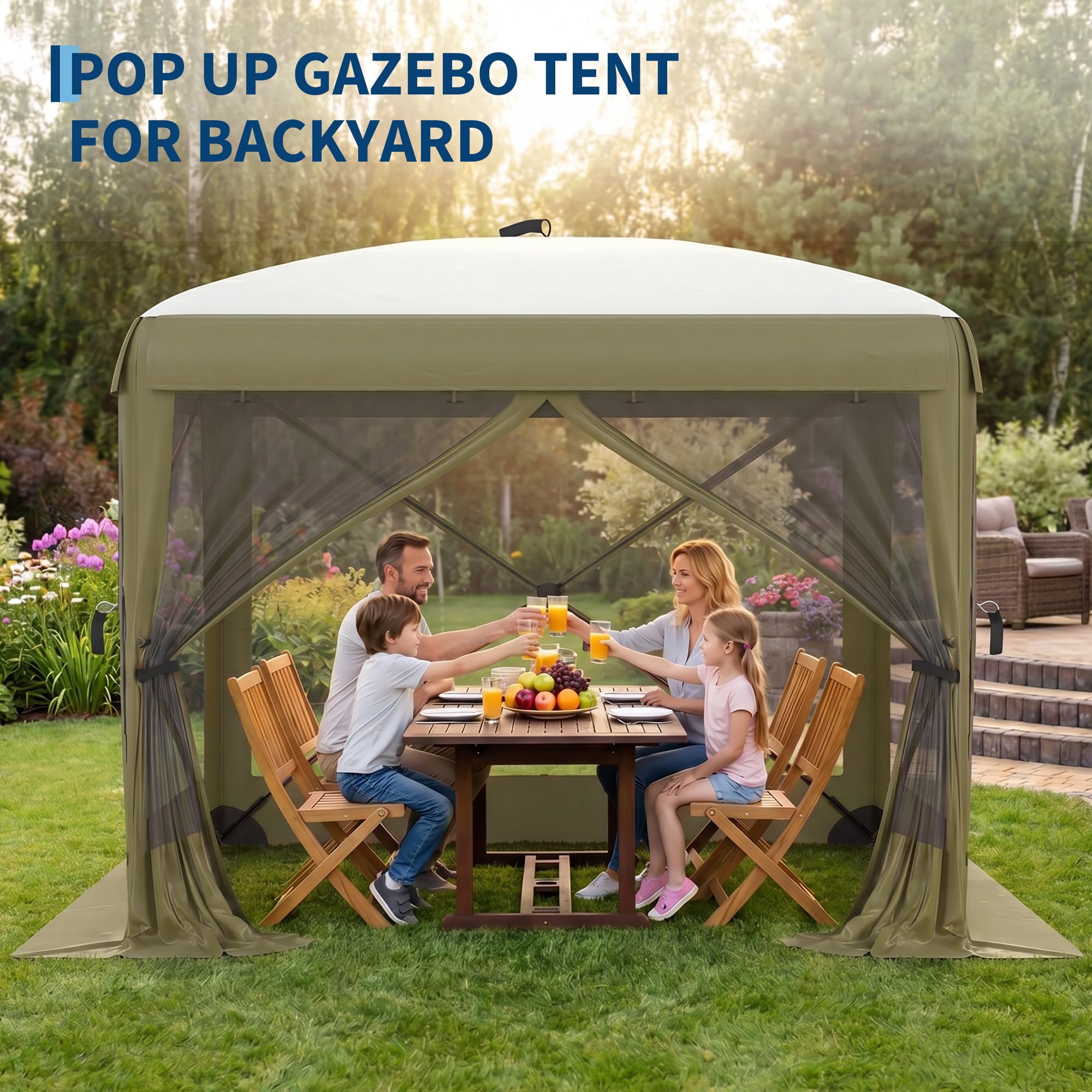 Tenda de Tela Pop-Up Espaçosa  - Outdoor Adventure Tent avaliação e preço