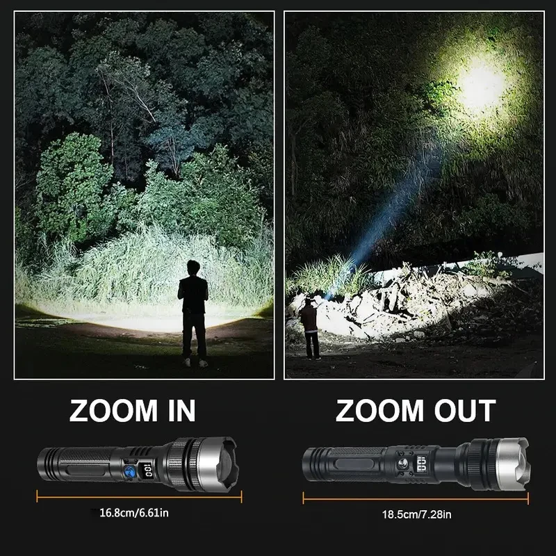 Lanterna LED Poderosa de 90000 - Outdoor Adventure Travel avaliação e preço
