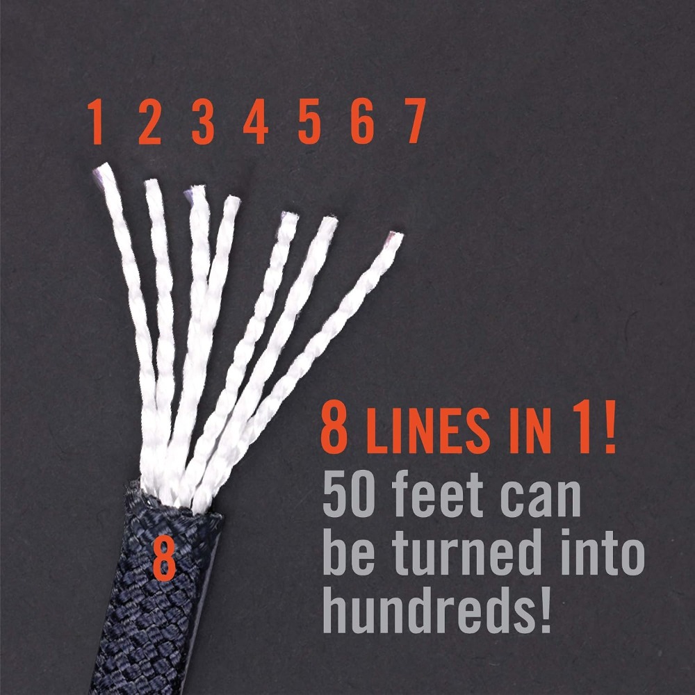 Corda Paracord 550 de 100 Pés  - Paracord 550 Feet avaliação e preço